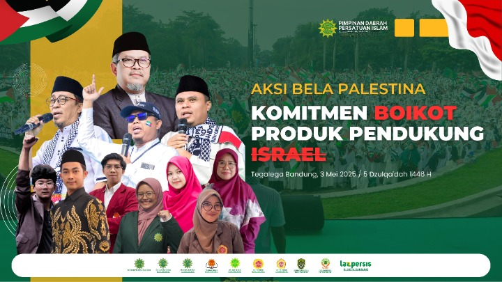 Aksi Bela Palestina, Persatuan Islam Kabupaten Cianjur Mengajak Turun Aksi