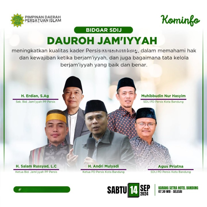 Dauroh Jamiyyah SDIJ PD PERSIS Kabupaten Cianjur